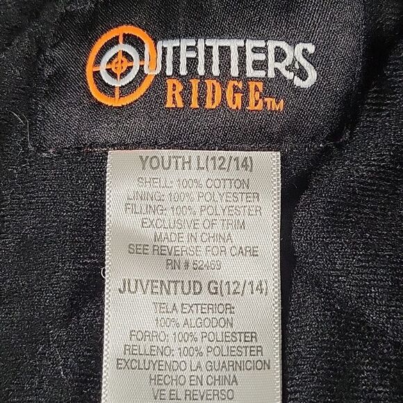 Kids Outfitters Ridge Camo Coat Youth Large sz 12/14 - Picture 4 of 4